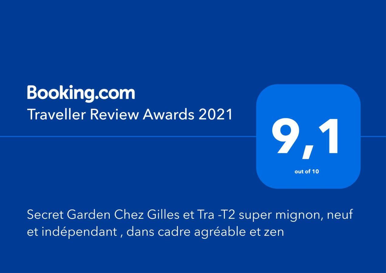 Secret Garden - Chez Gilles Et Tra - Maison D Hote -T2 Super Mignon, Neuf Et Independant , Dans Cadre Agreable Et Zen Valergues Eksteriør billede