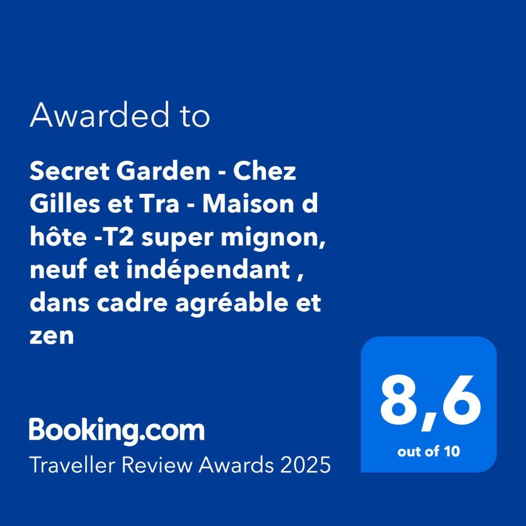 Secret Garden - Chez Gilles Et Tra - Maison D Hote -T2 Super Mignon, Neuf Et Independant , Dans Cadre Agreable Et Zen Valergues Eksteriør billede